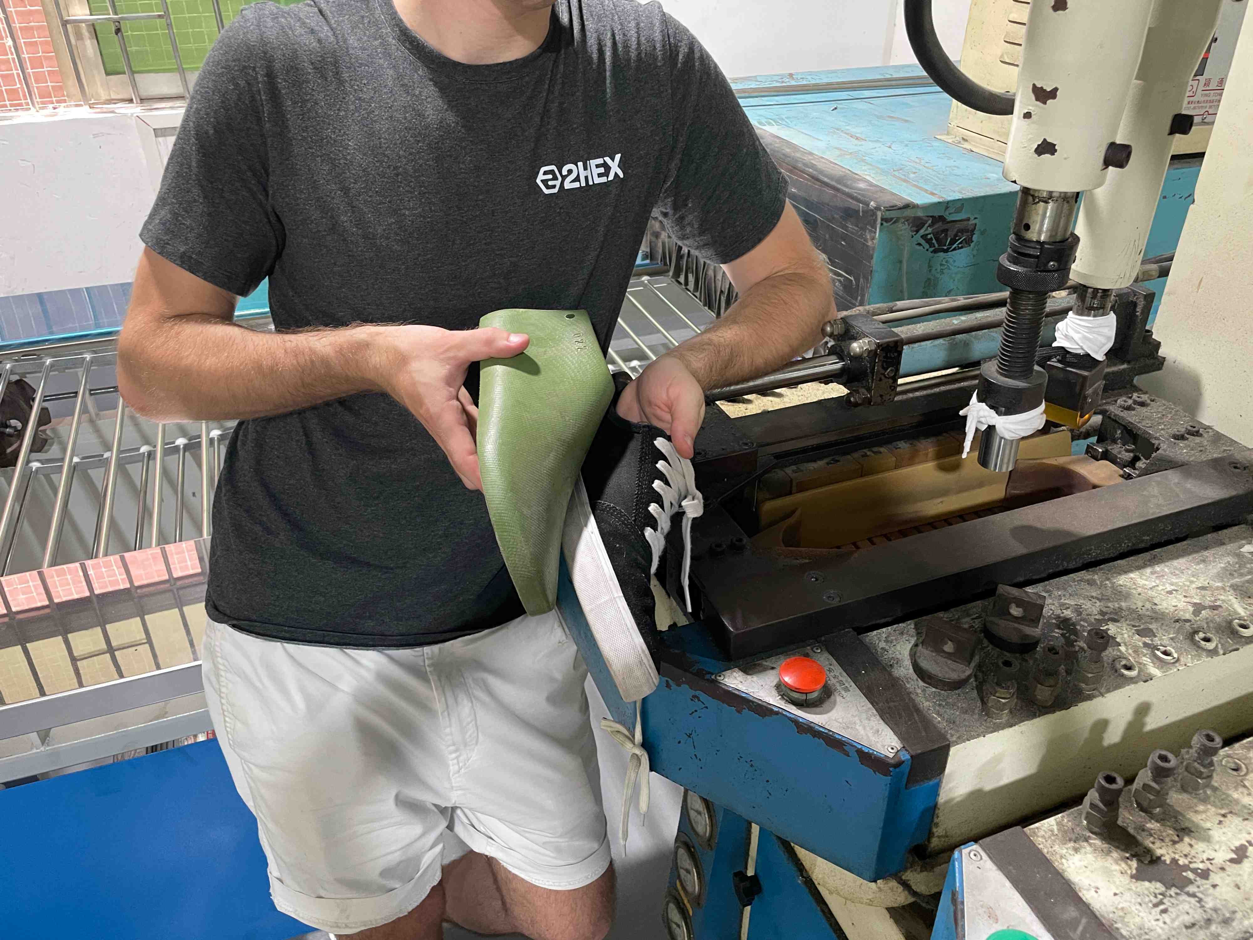 Sportshoes Factory Production