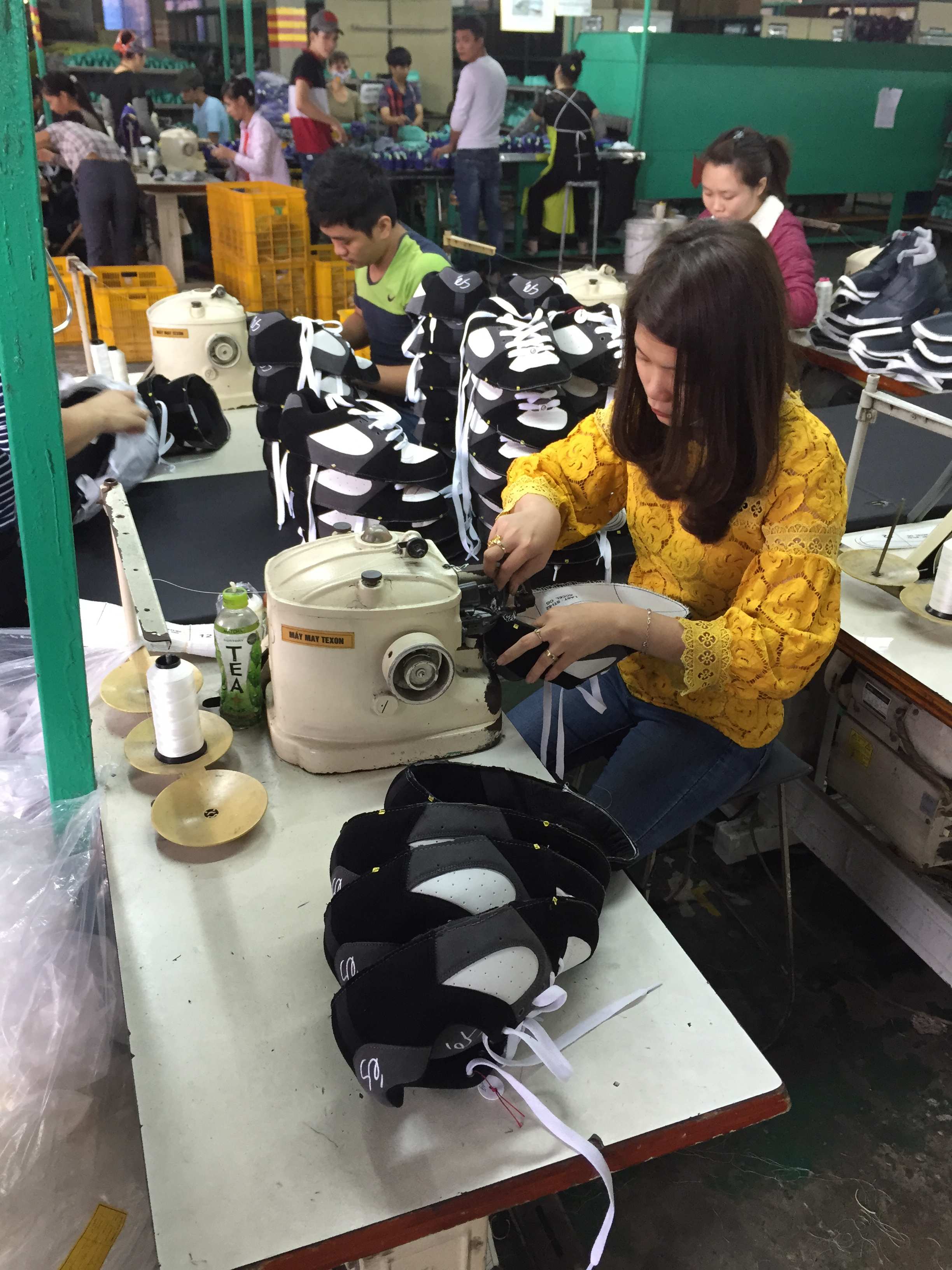 Sportshoes Factory Production