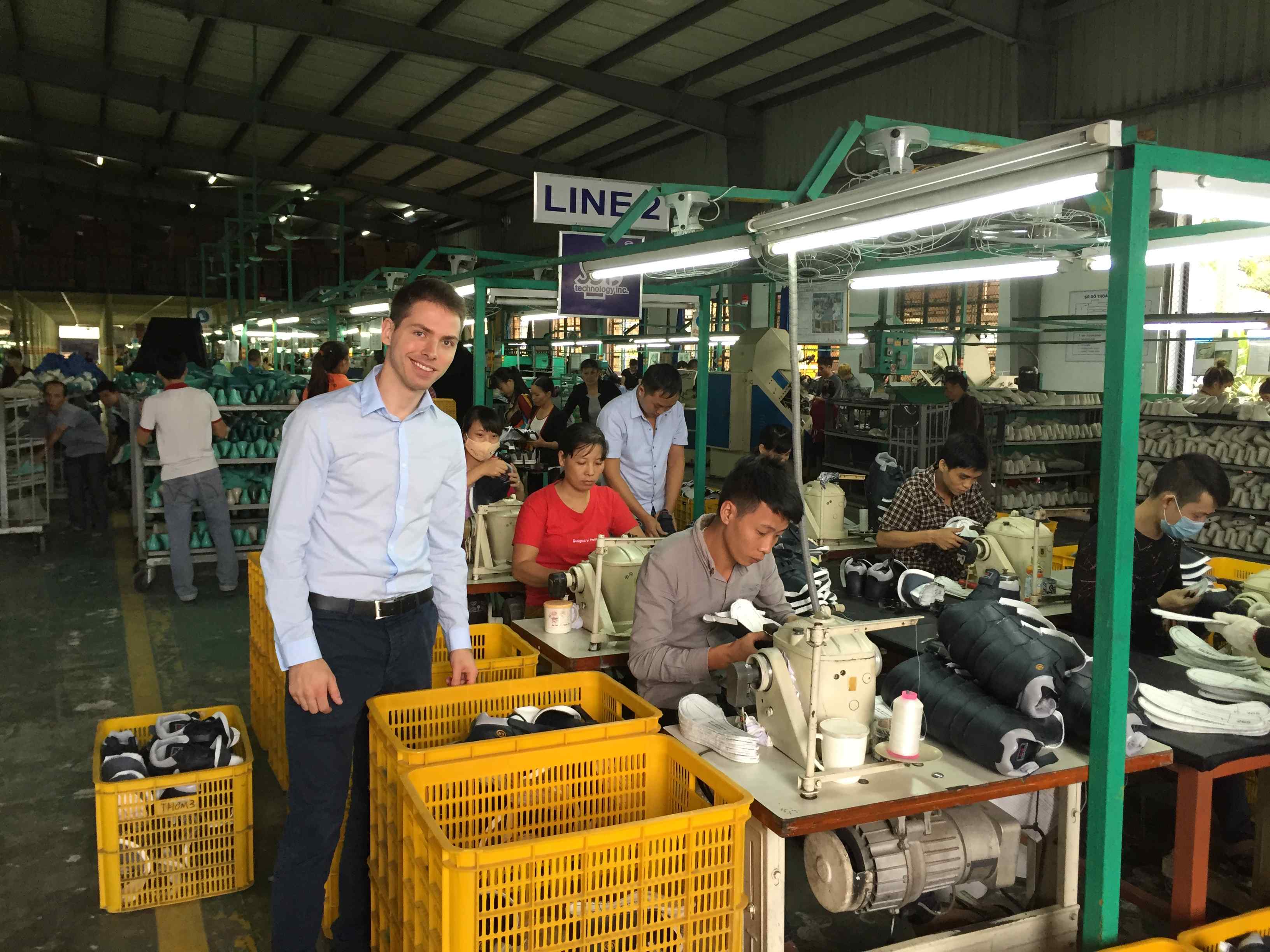 Sportshoes Factory Production