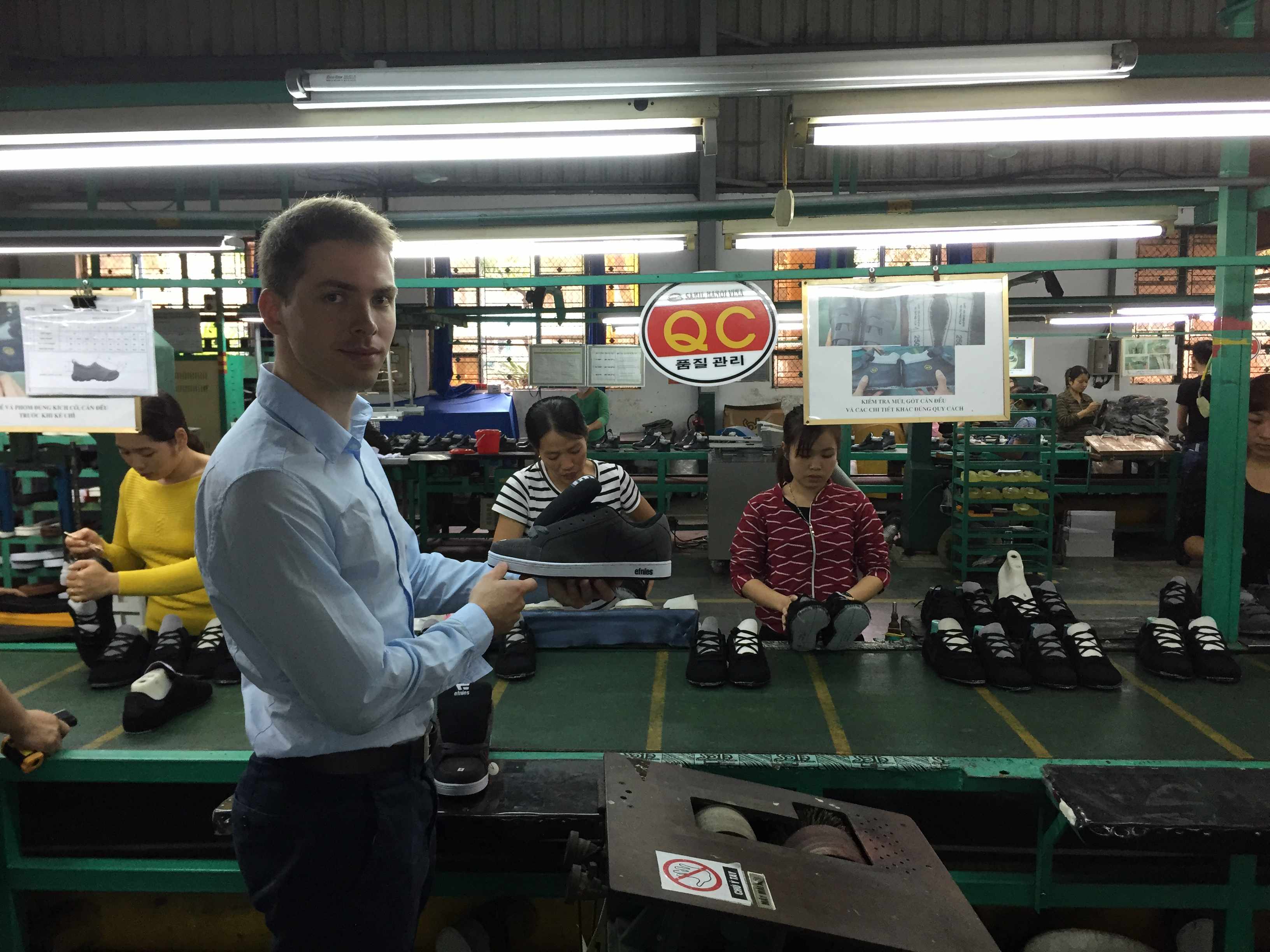 Sportshoes Factory Production