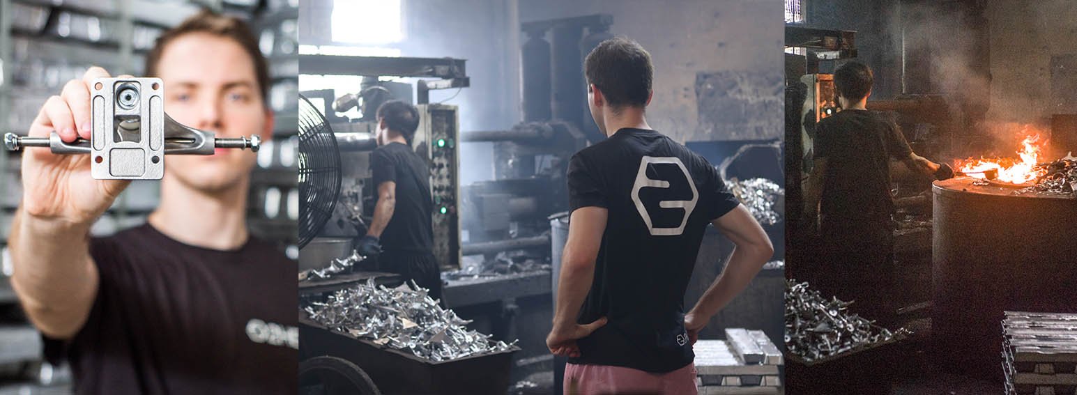 Skateboard Factory Production