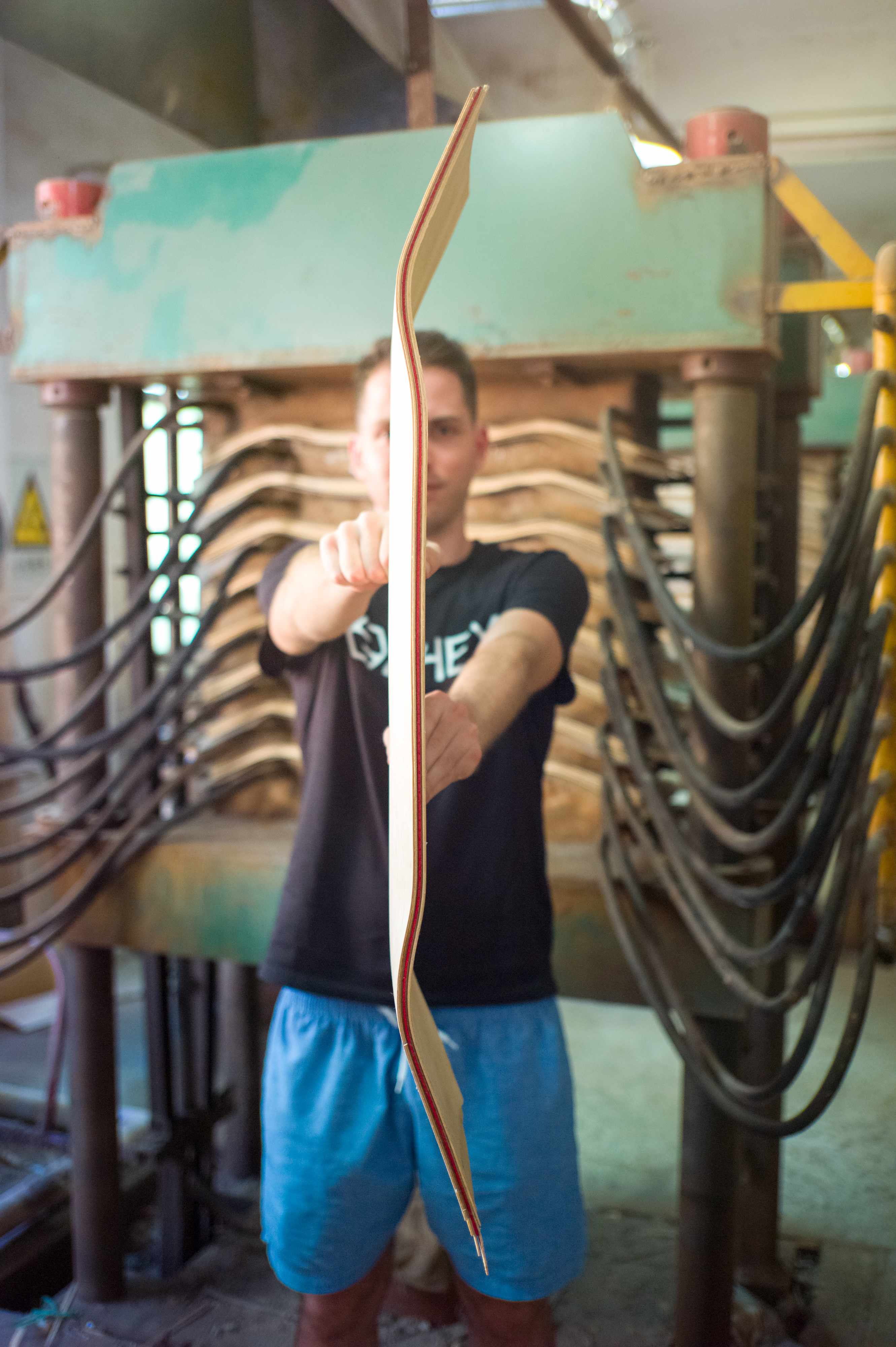 Skateboard Factory Production