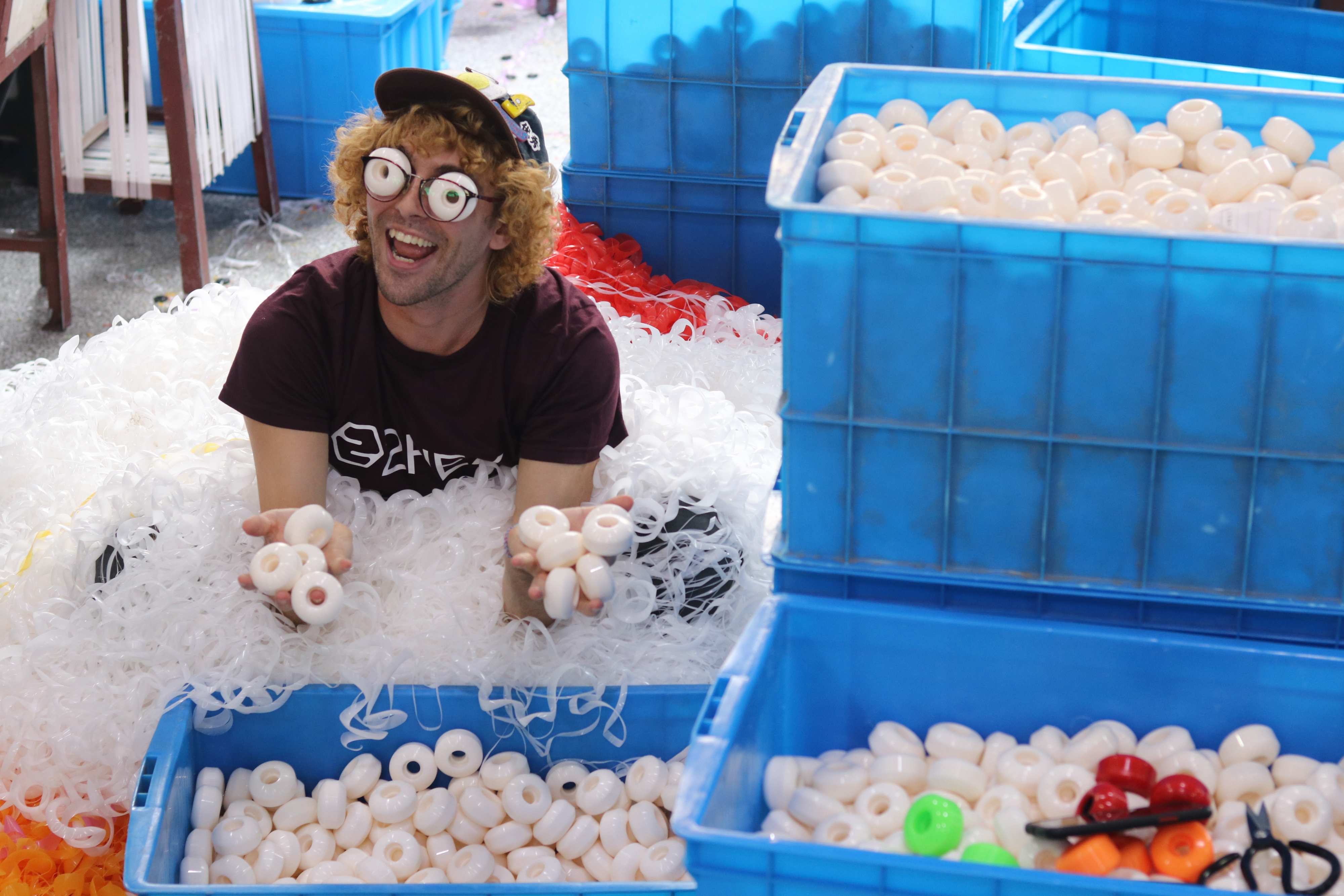 Skateboard Factory Production