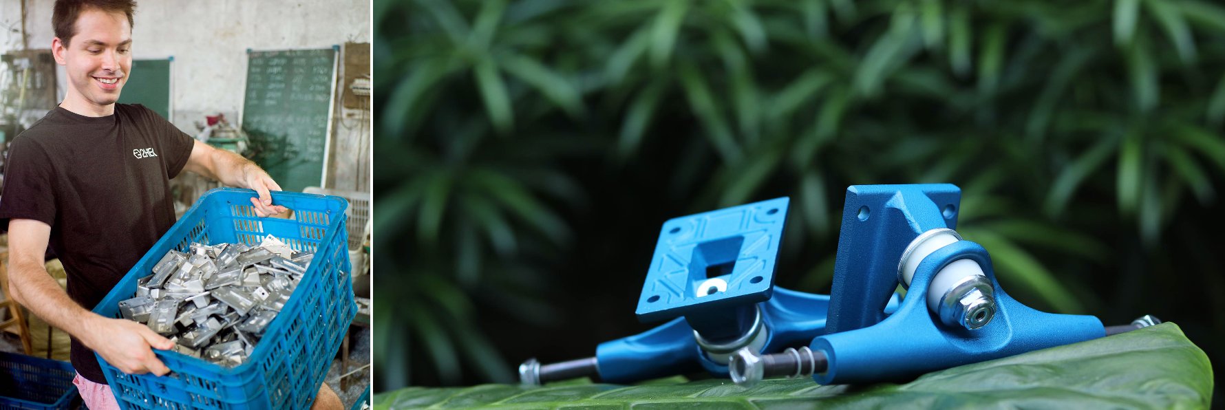 Skateboard Factory Production