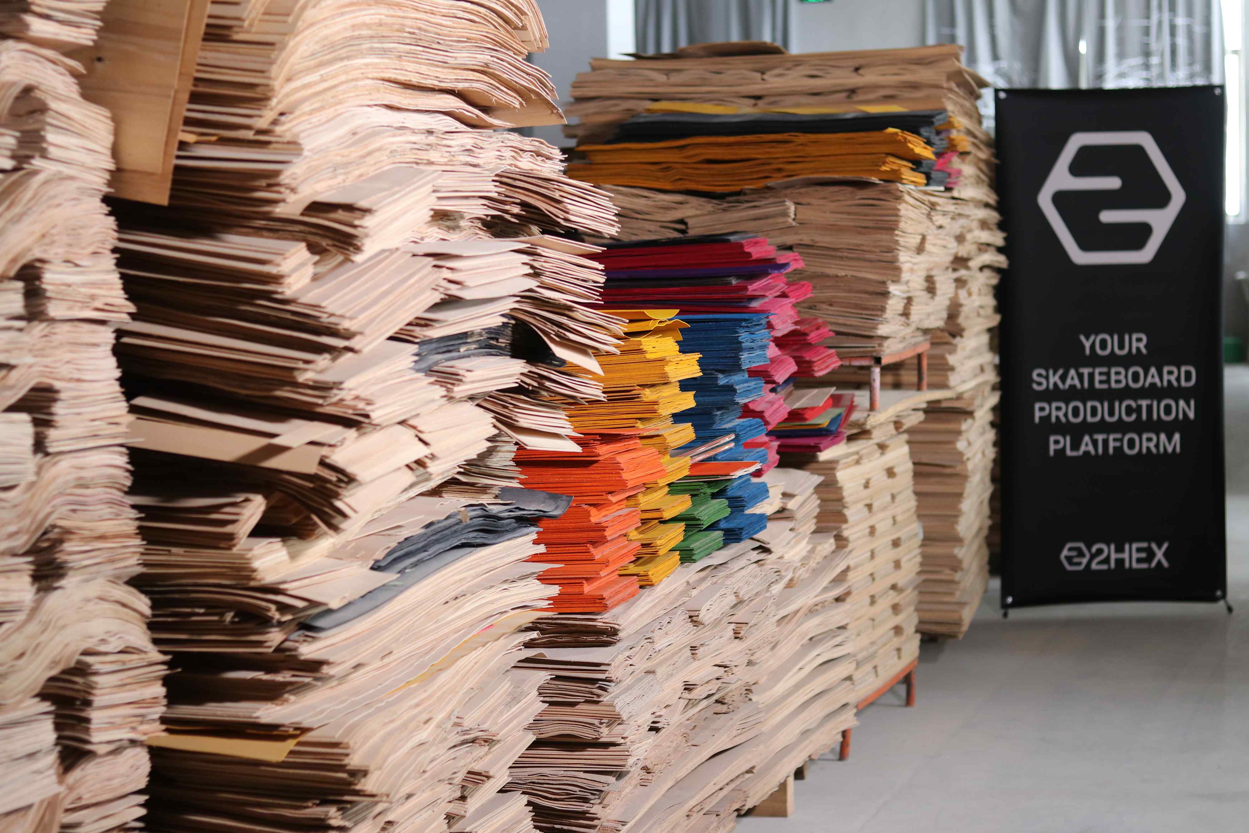 Skateboard Factory Production