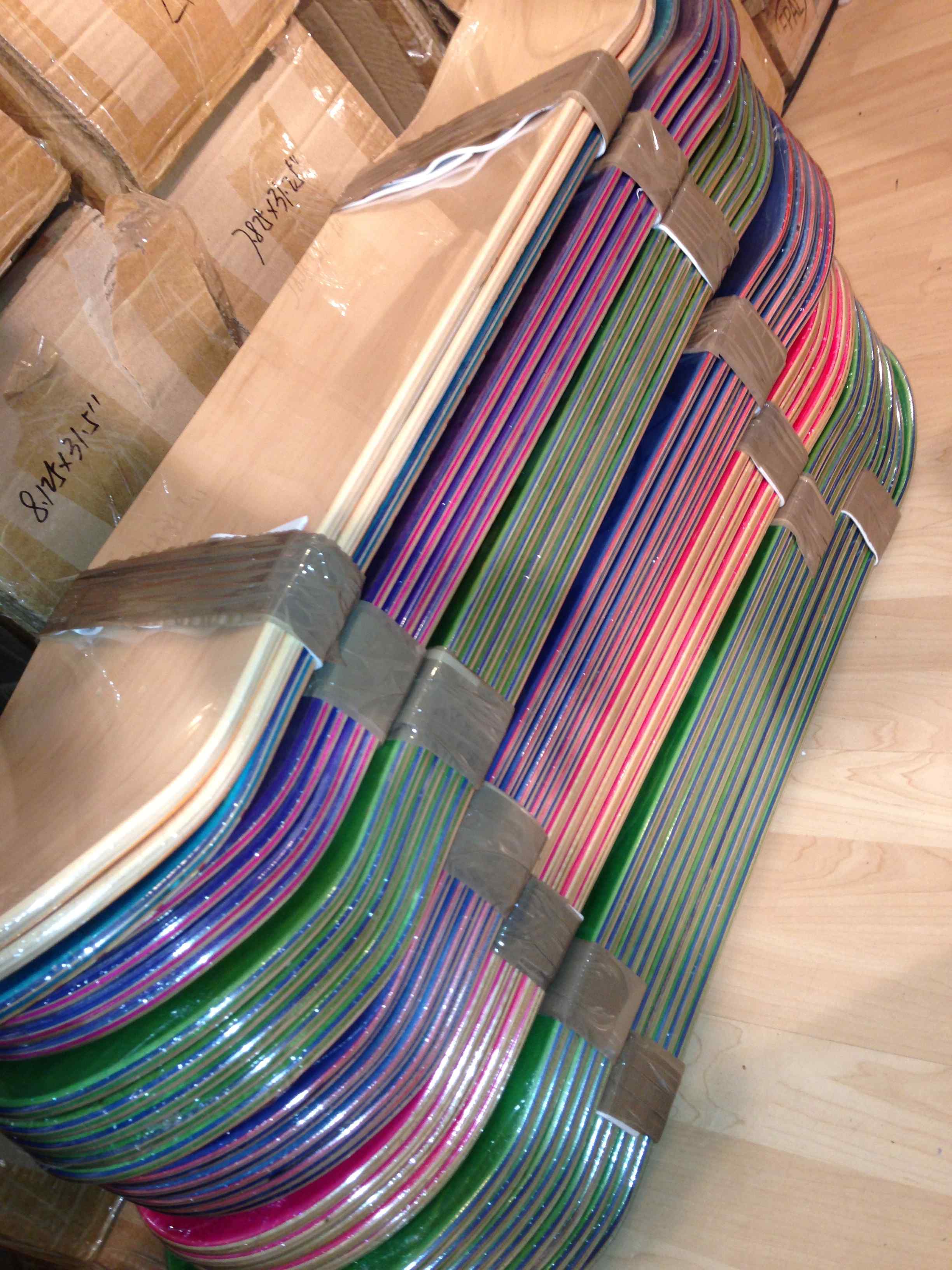 Skateboard Factory Production
